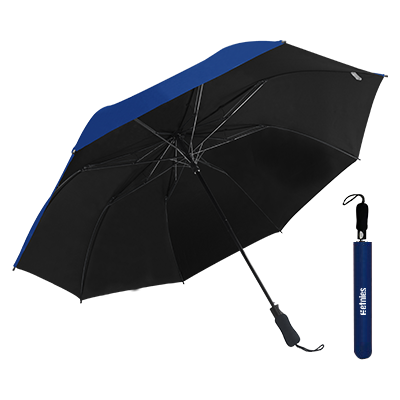 27" Auto-Open Premium Black Coated Umbrella 06